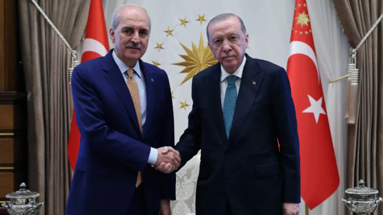 Çerçeve yasa sonrası kritik görüşme… Erdoğan, TBMM Başkanı Kurtulmuş’u kabul etti